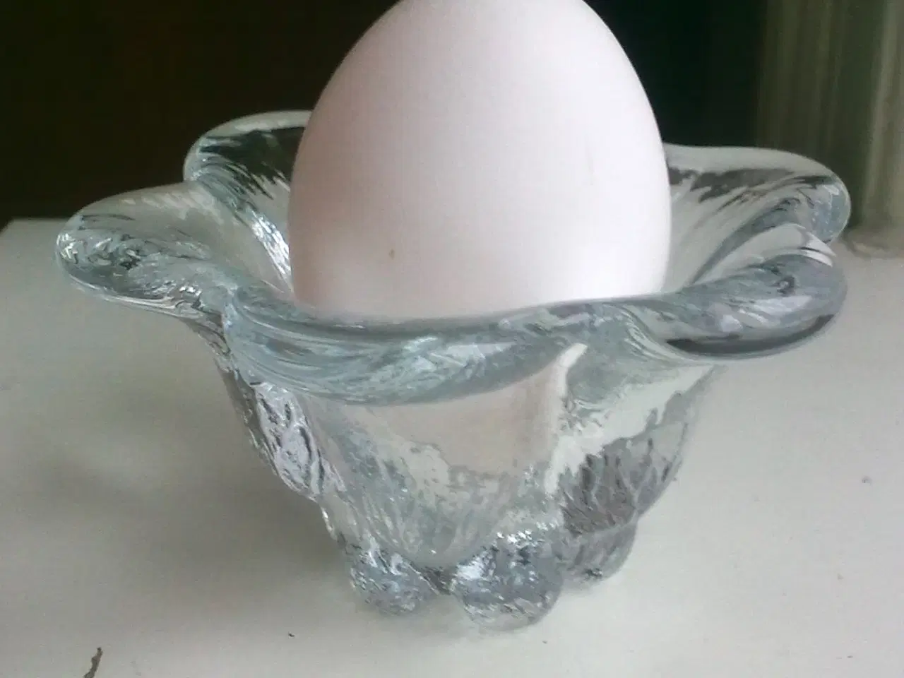 Billede 6 - Holmegaard 10 stk. SW æg is glas blomst KREA