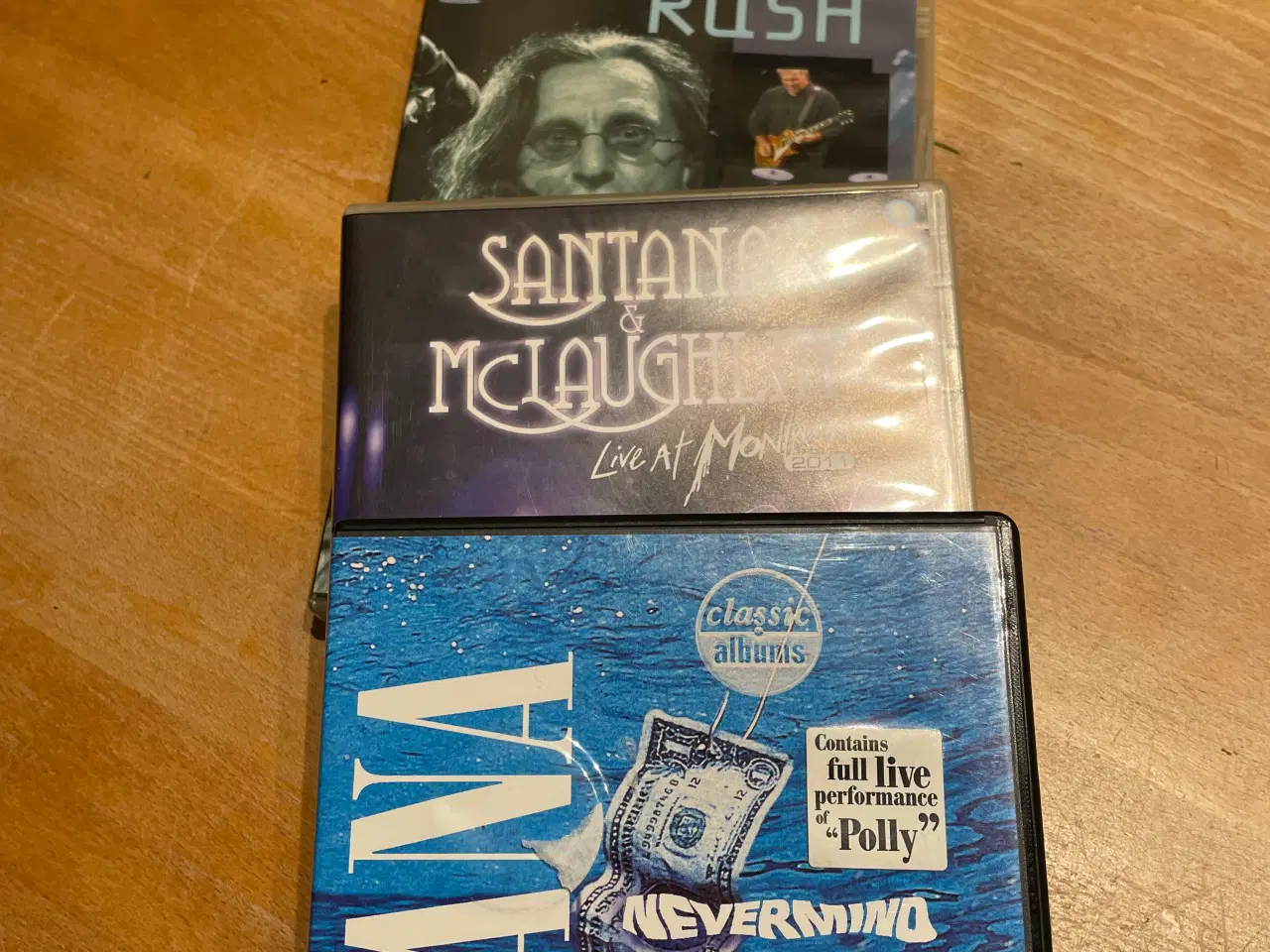 Billede 1 - Musik dvd: Rush, Santana, Nirvana