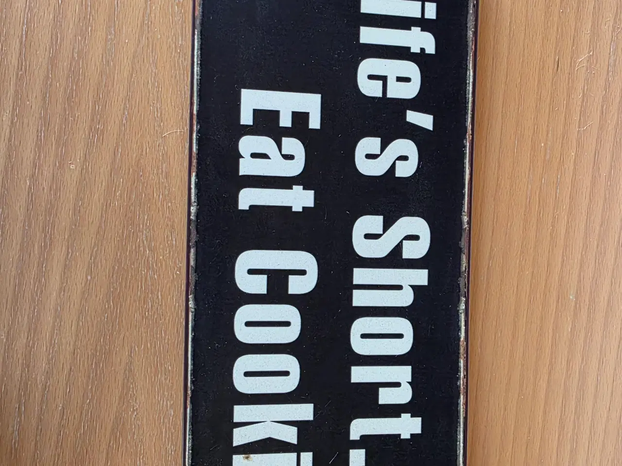 Billede 1 - Skilt med tekst 