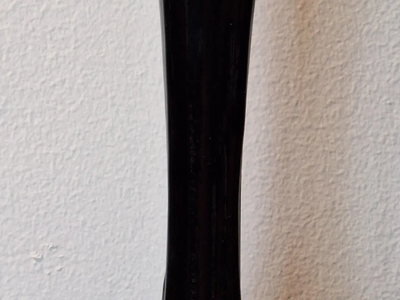 Billede 1 - Sort glas vase