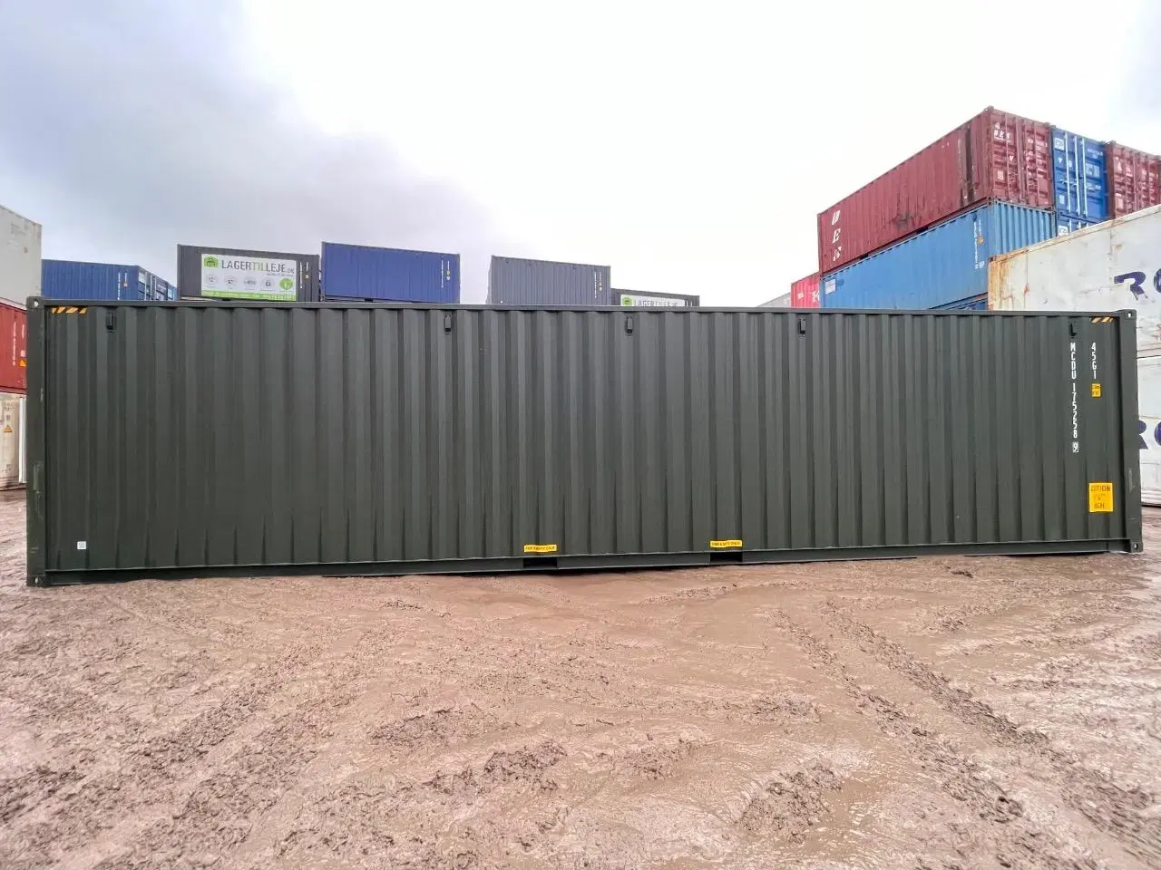 Billede 8 - Står i Hvidovre NY 40 fods HC Container i Grøn 