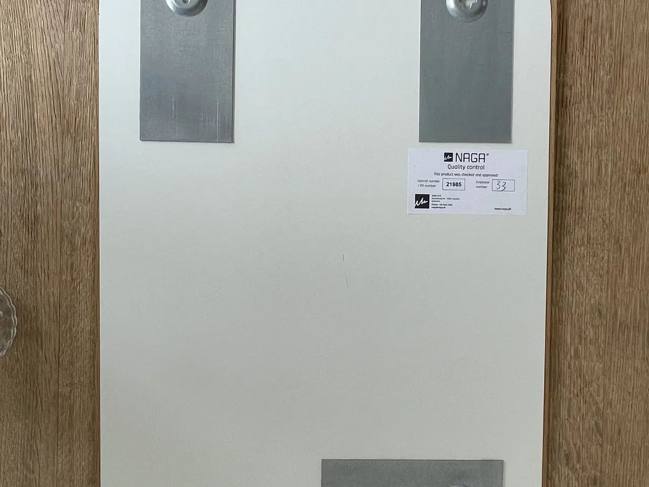 Billede 2 - Magnetisk opslagstavle i egetræsfinér