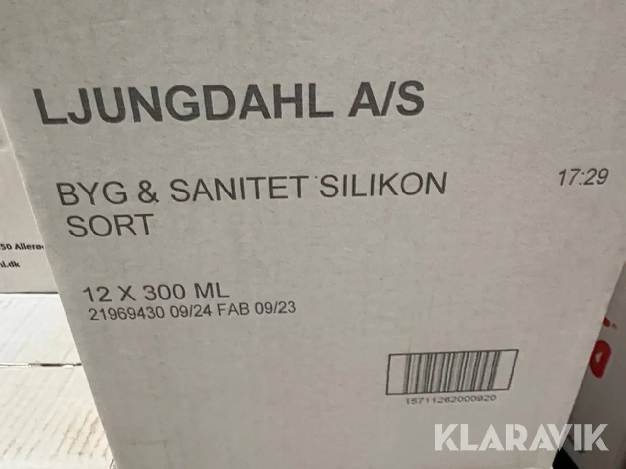 Billede 3 - Fugemasse Ljungdahl Byg og sanitet silikon sort 180 styk