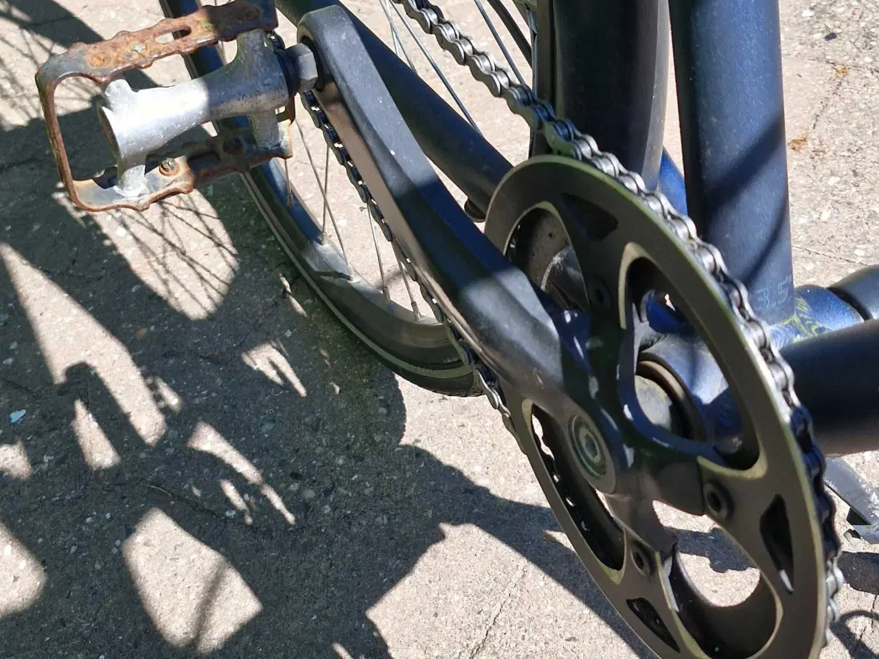 Billede 3 - Blå cykel (nøgler medfølger)
