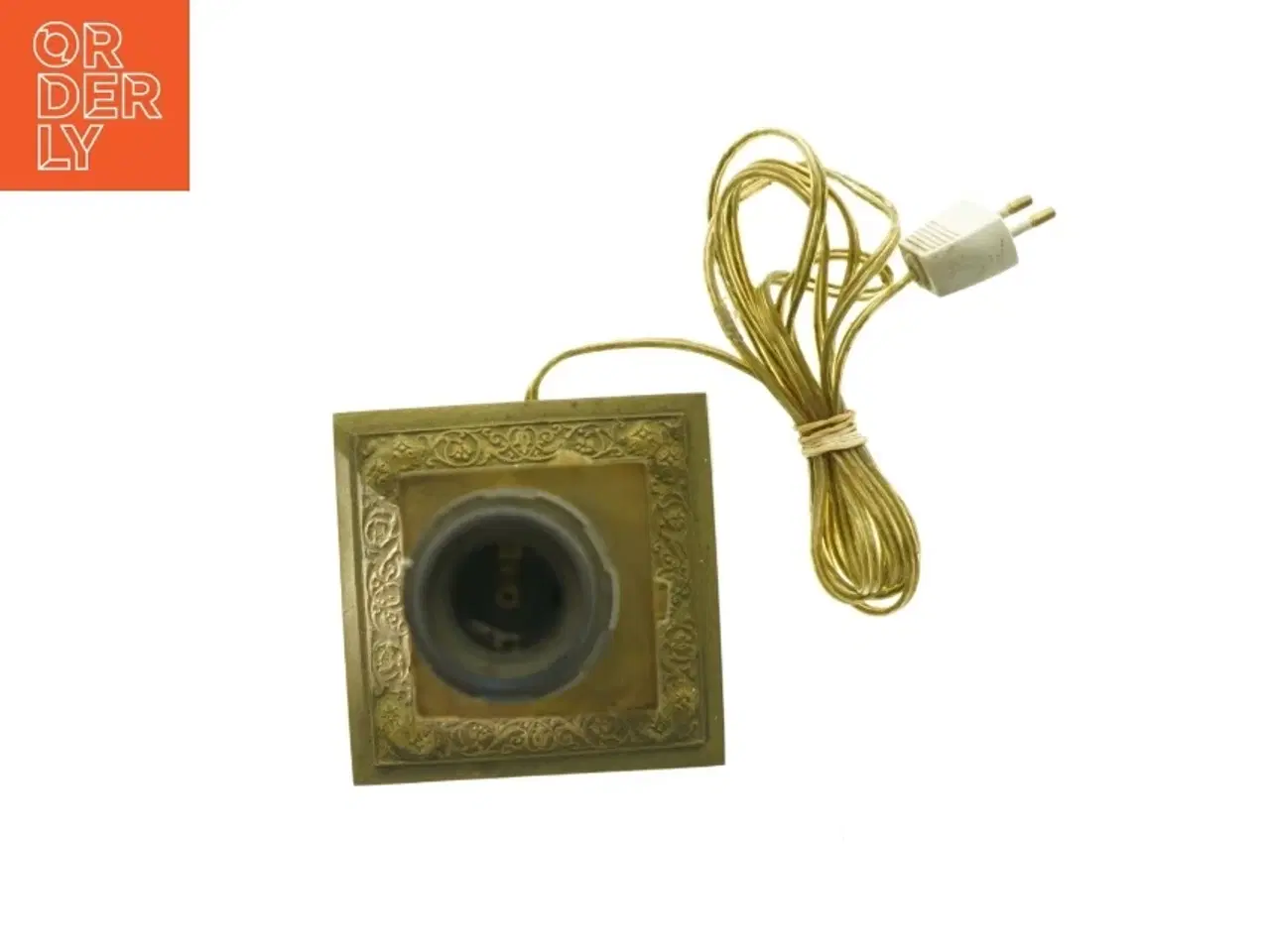 Billede 2 - Guldbelagt bordlampefod (str. 44 cm)