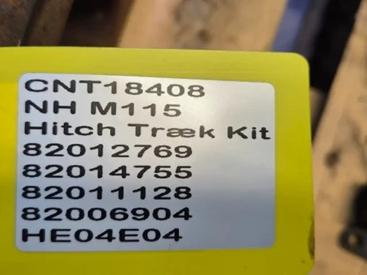 Billede 20 - New Holland M115 Hitch Træk Kit 82012769