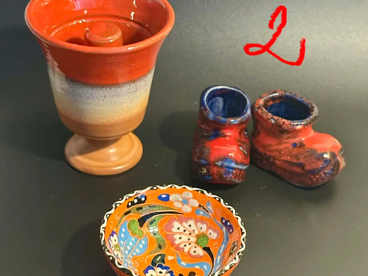 Billede 1 - Vintage pyntegenstande af keramik. 