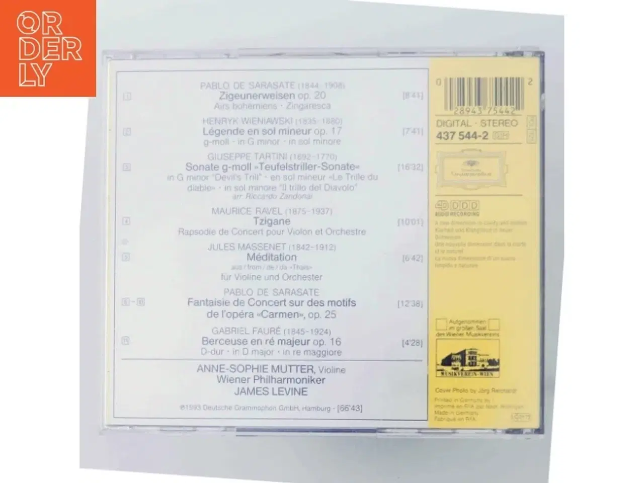 Billede 3 - Carmen-Fantasien, Anne-Sophie Mutter(DVD)