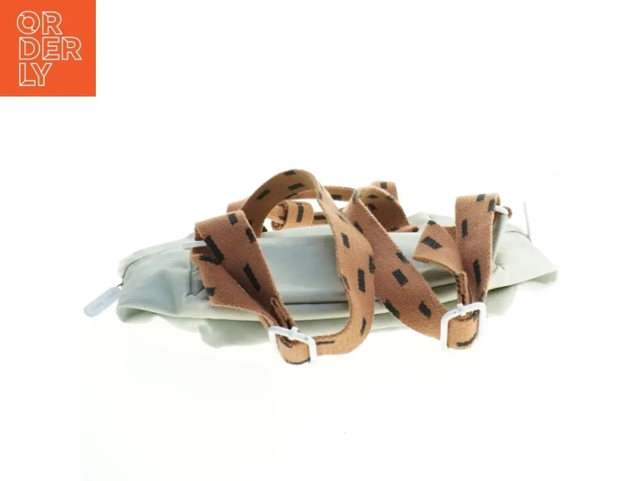 Billede 2 - Grøn rygsæk med brune stropper fra Sticky Lemon (str. 32x25 cm)