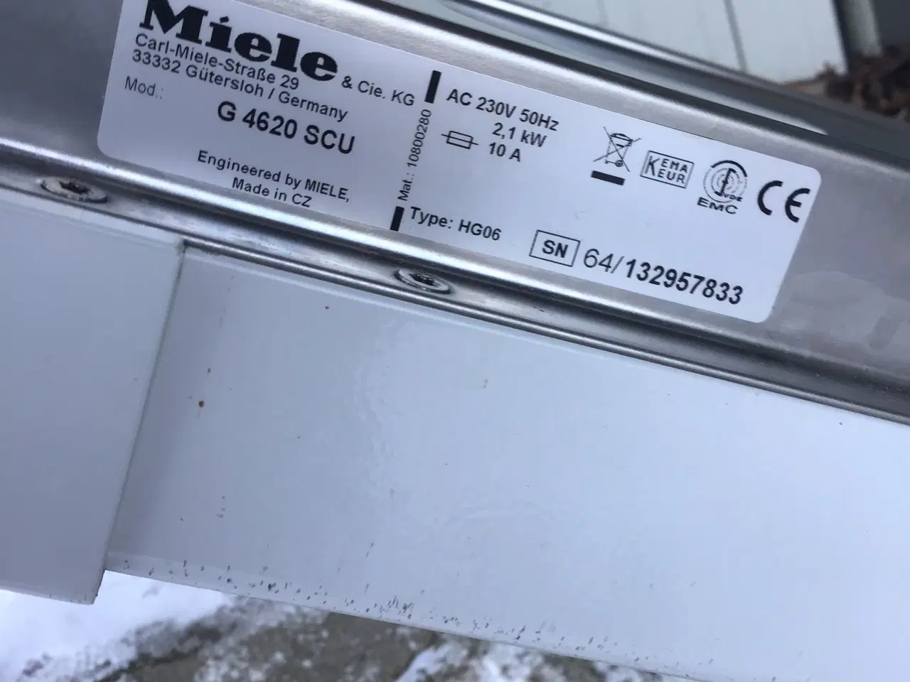Billede 4 - Miele Opvaskemaskine G 4620 SCU Active