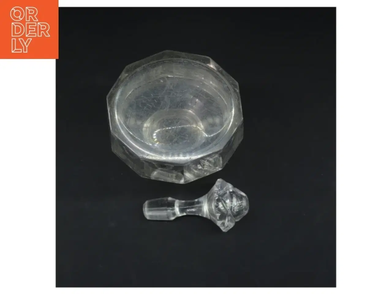 Billede 2 - Dekorativ glaskaraffel (str. 31 cm)