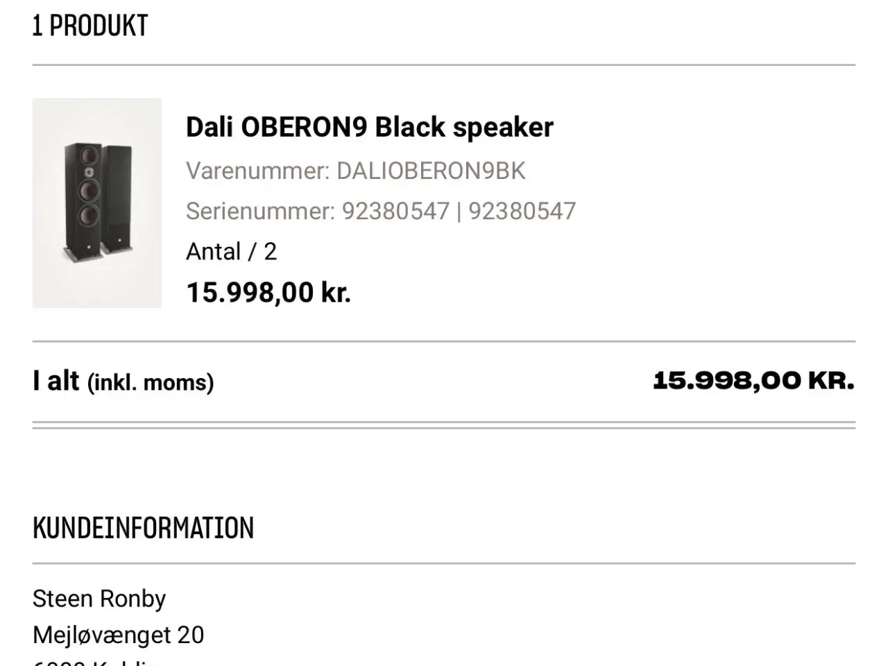Billede 2 - Oberon 9 sort