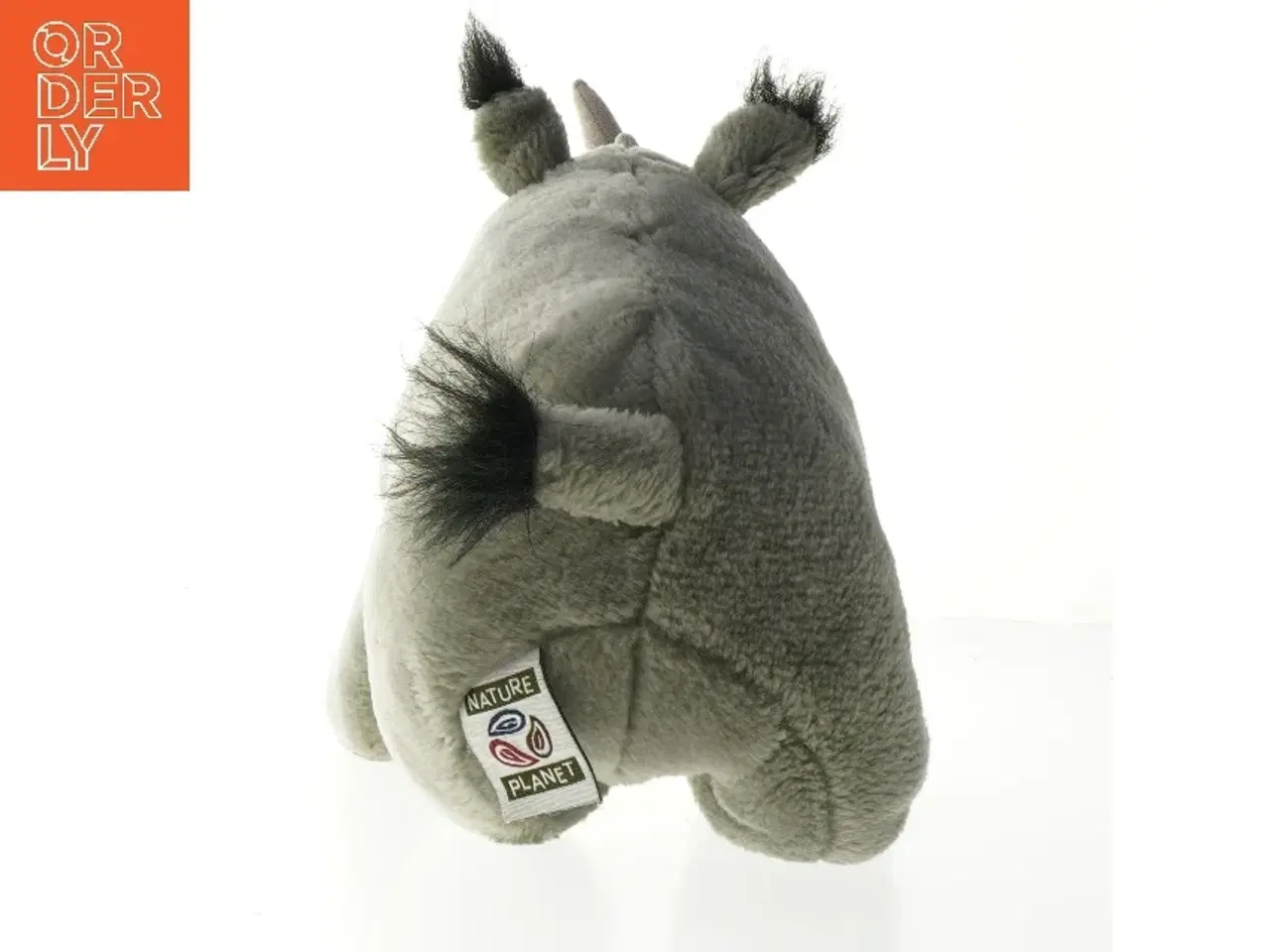 Billede 4 - Tøjdyr, næsehorn (str. 35 x 21 cm)