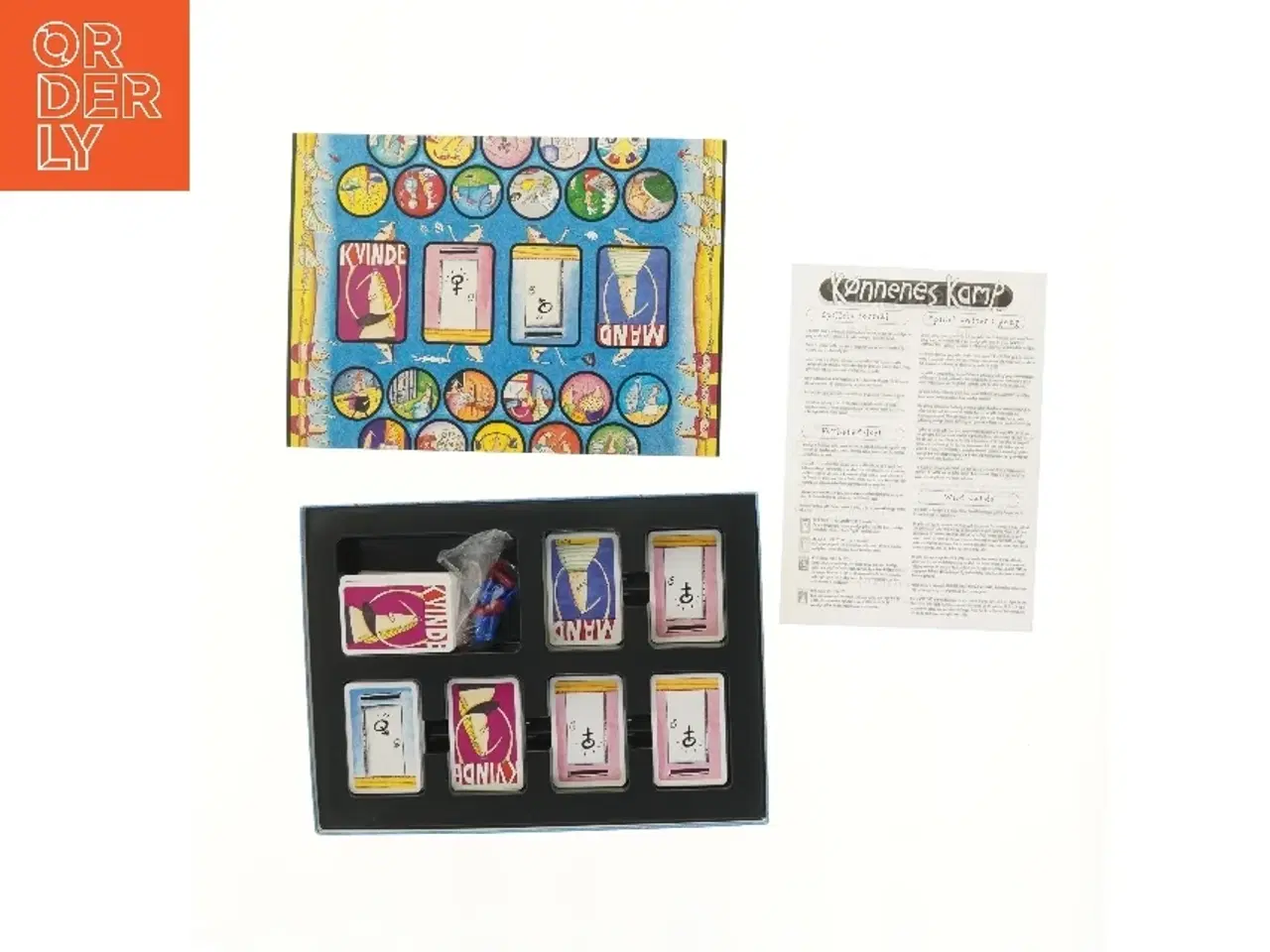 Billede 2 - Kønnenes Kamp brætspil (str. 27x37 cm)