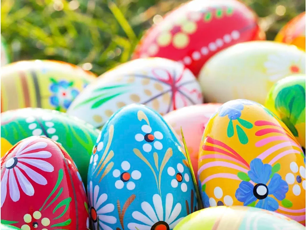 Billede 1 - Elegante Påskeæg Servietter - 33x33 cm, 20 stk.