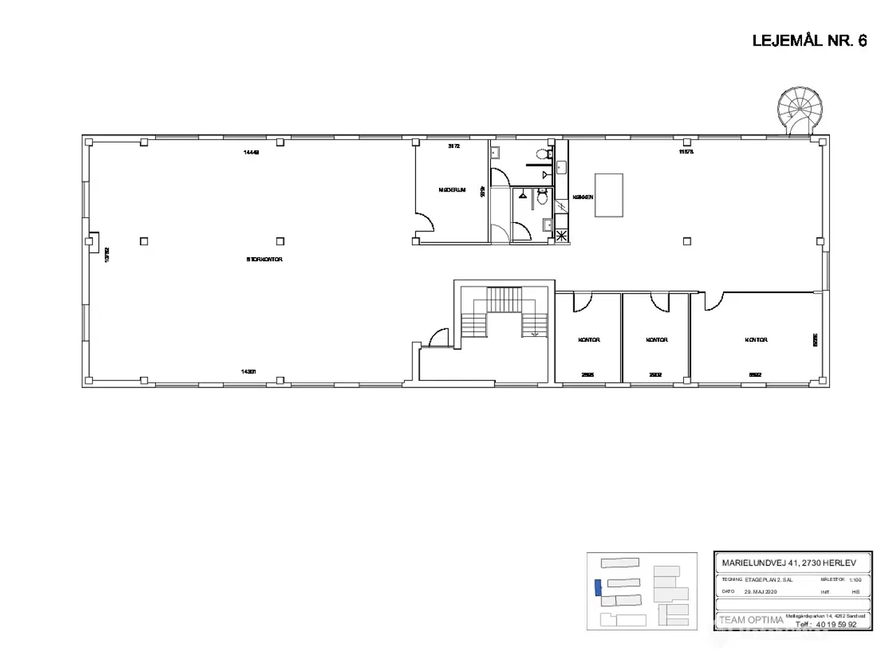 Billede 17 - Kontor/showroom/klinik/undervisning - repræsentativt kontorlejemål på 2. sal