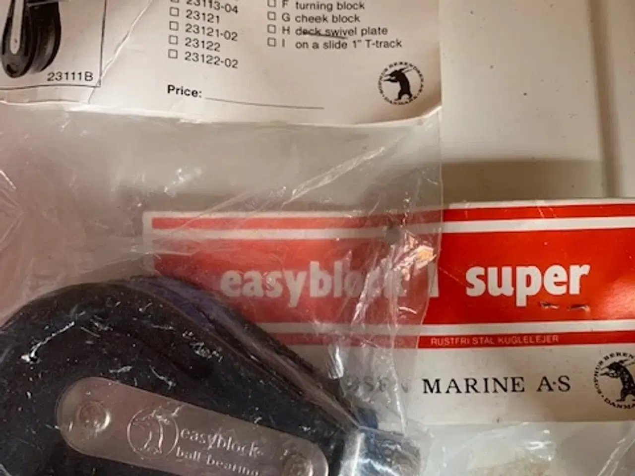 Billede 2 - 2 stk Easy serie 1 Super dobbeltblok, kuglelejer 