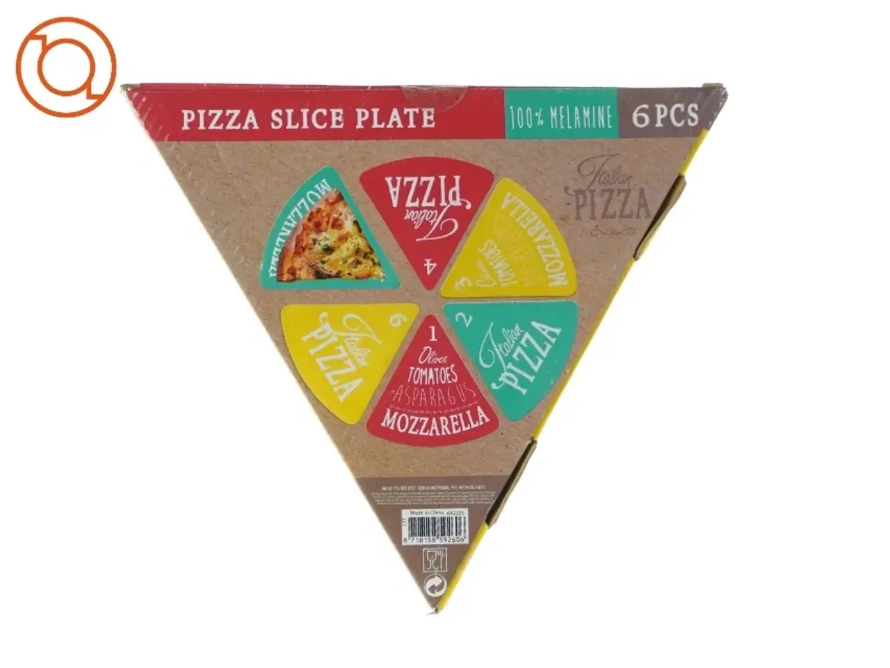 Billede 2 - nye Pizza slice plate (str. 23 x 22cm)