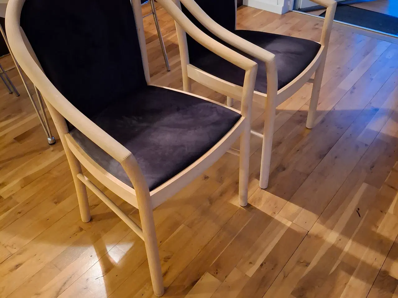 Billede 2 - Stole i massivt ubehandlet bøg