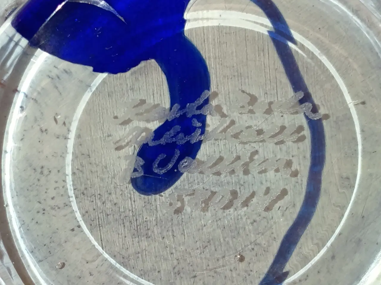 Billede 6 - Flaske og skål af Bertil Vallien - 'Galaxy Blue'