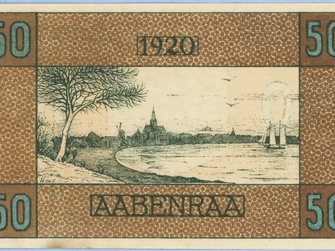 Billede 4 - Aabenraa. Nødpengesedler 1920