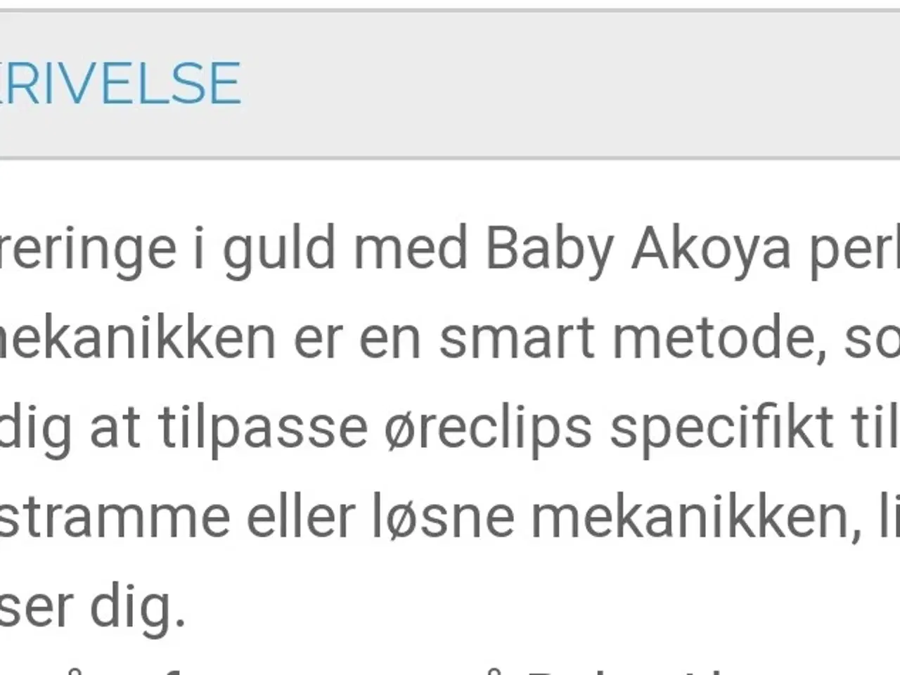 Billede 8 - Guld og perle øreskruer 