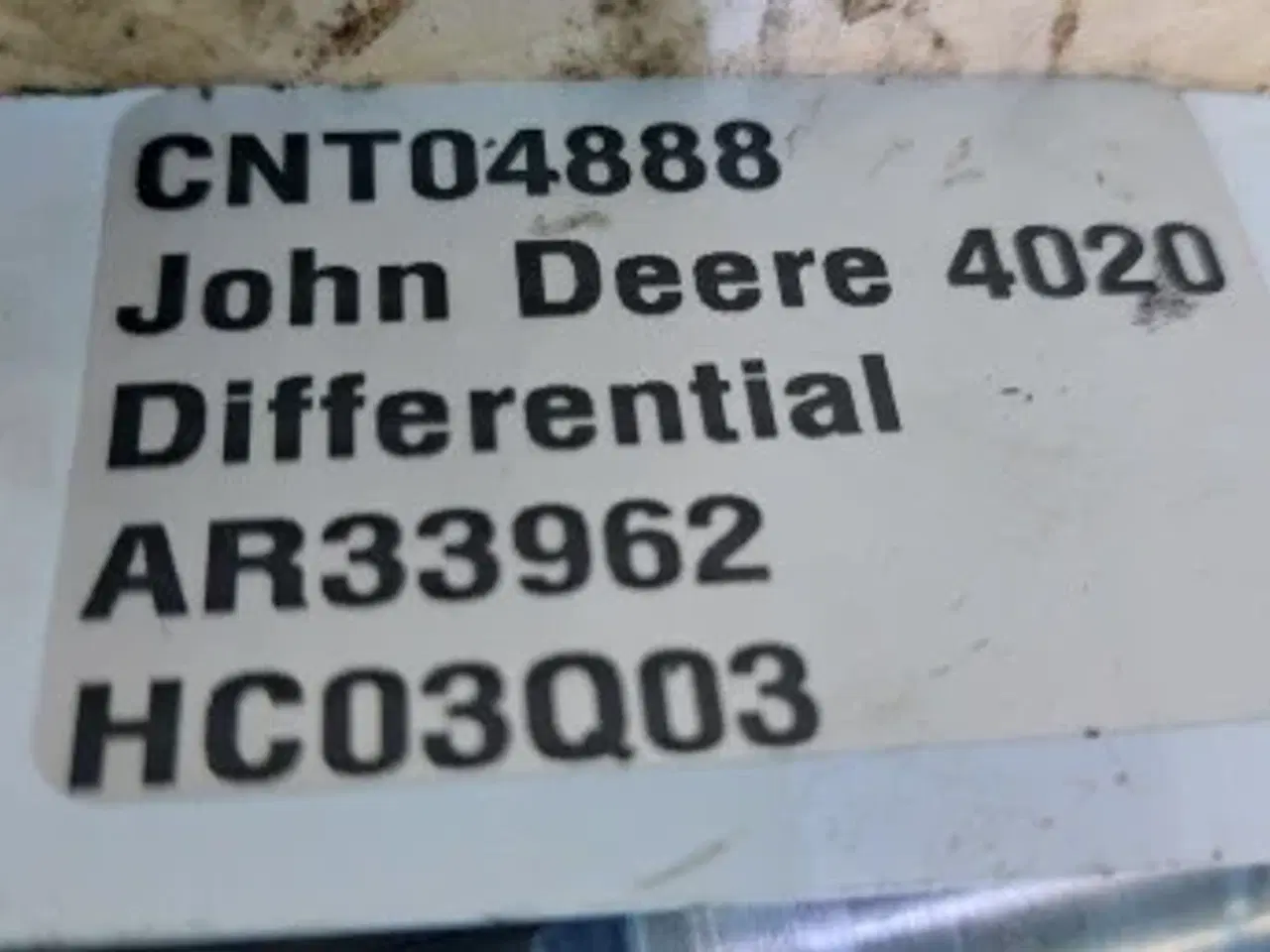 Billede 16 - John Deere 4020 Differential Sæt AR33962
