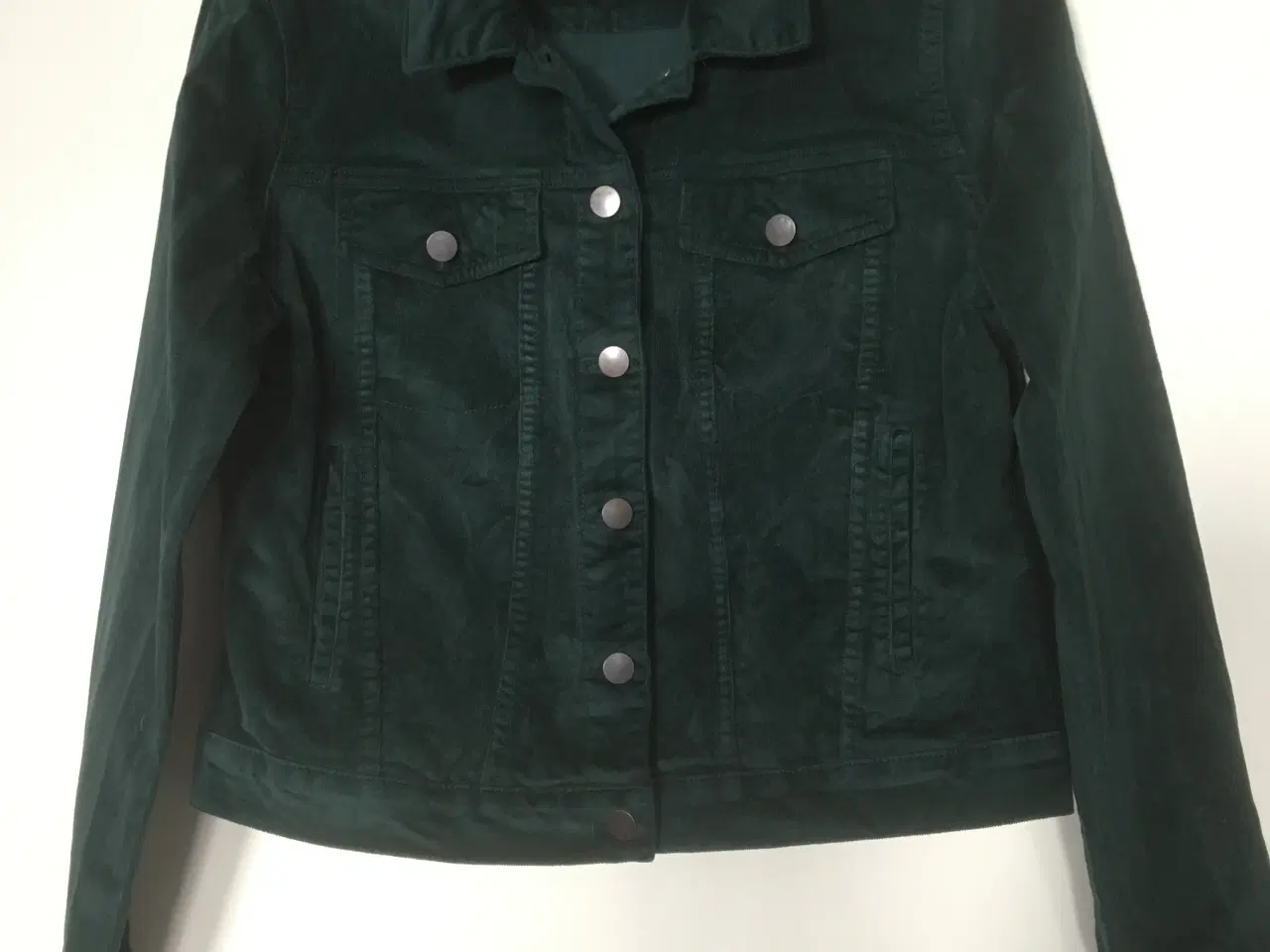 Billede 1 - Flot Vero Moda mørkere flaskegrøn jakke