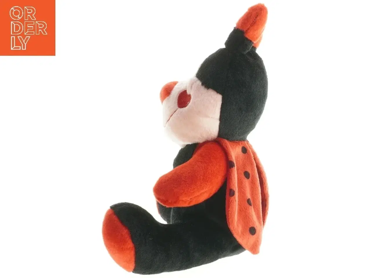 Billede 3 - Bamse mariehøne med tekst (str. 28 cm)