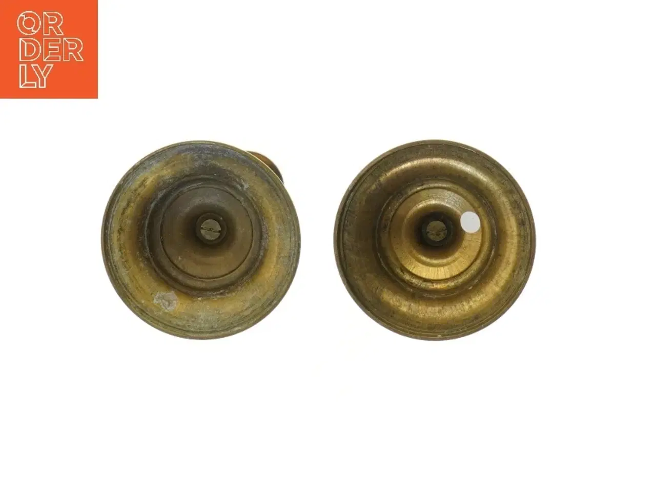 Billede 2 - Messing lysestager (str. 20,5 cm)