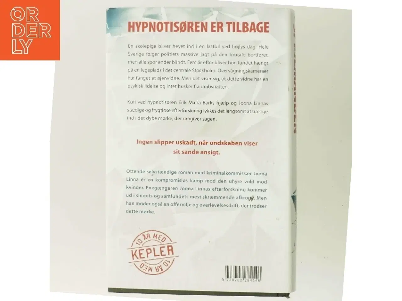 Billede 3 - Spejlmanden : kriminalroman af Lars Kepler (Bog)