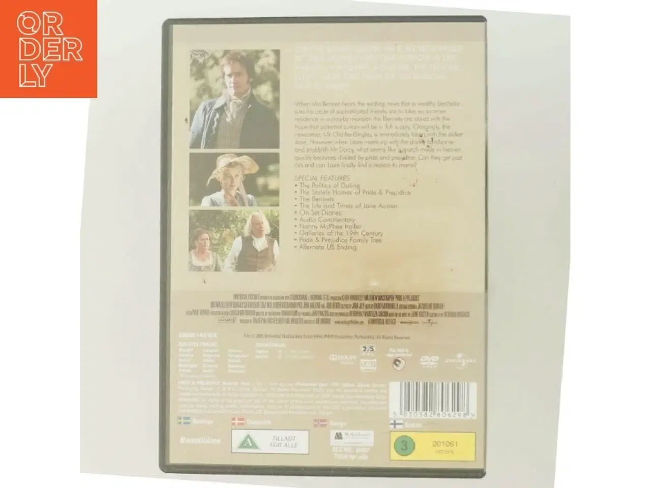 Billede 3 - Price and prejudice med Keira Knightley (DVD)