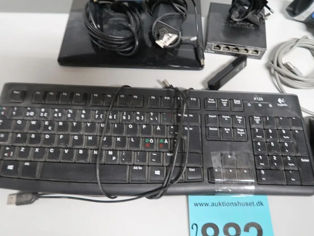 Billede 3 - Samsung S24D390HL 24" skærm + keyboard, mus, scanner m.m.