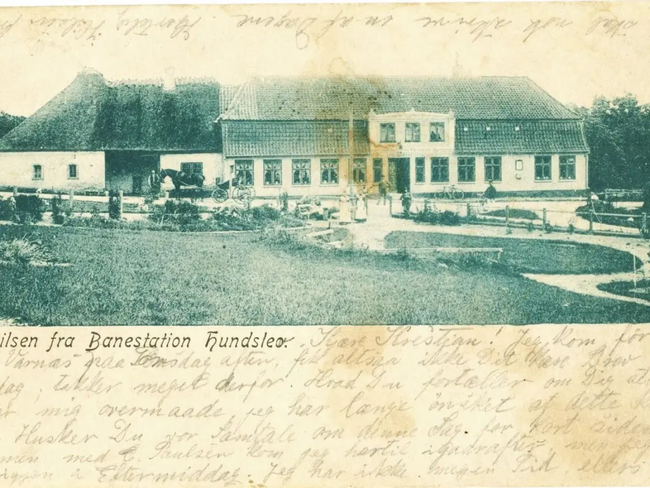 Billede 1 - Hundslev Station, 1904