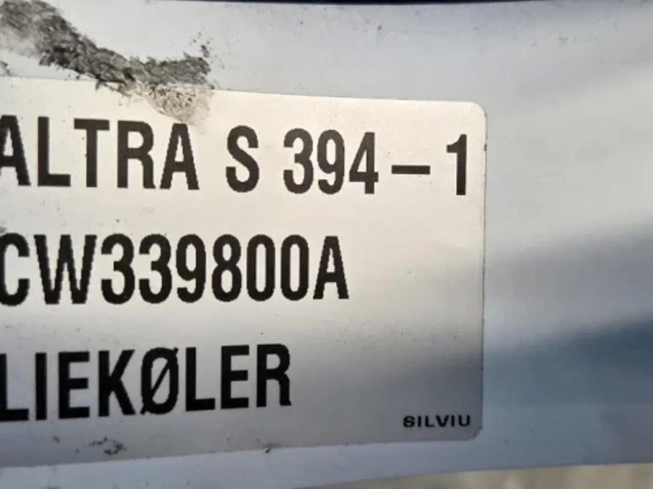 Billede 7 - Valtra S394 Oliekøler ACW339800A