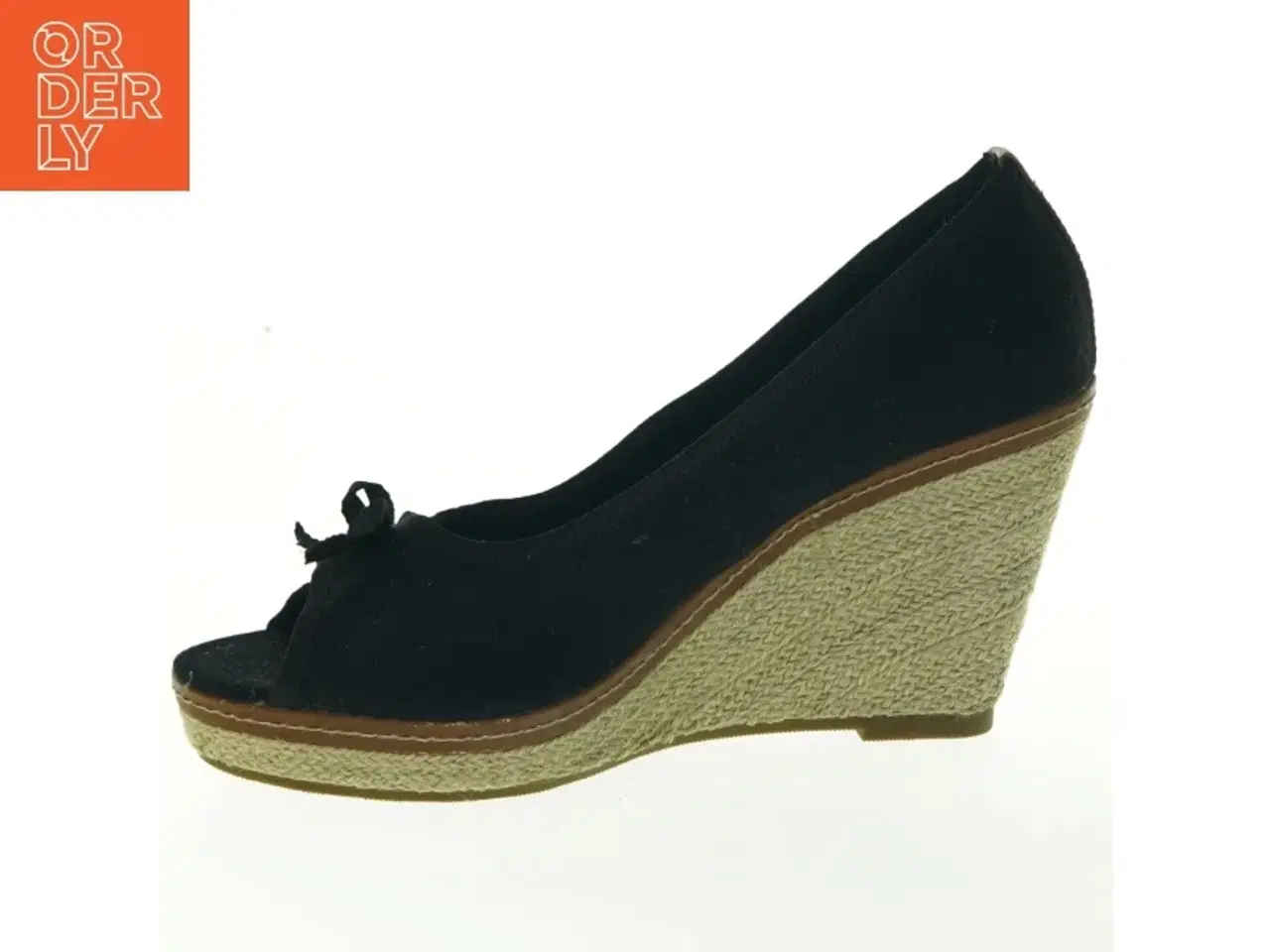 Billede 6 - Sorte espadriller med kilehæl fra Tom Tailor (str. 43 )
