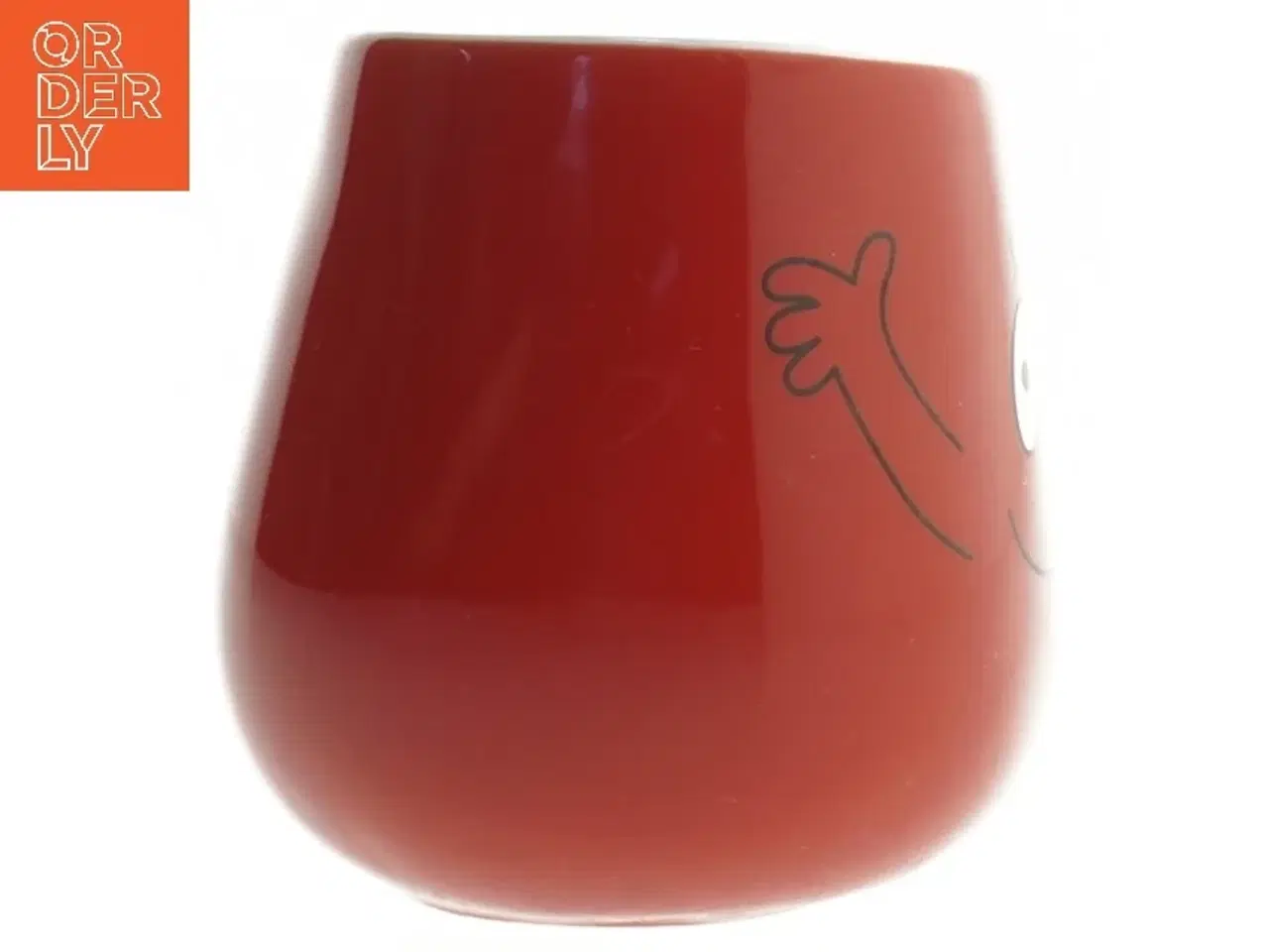 Billede 3 - Keramikkrus med motiv fra Barbapapa (str. Ø 7,5 cm længde 9 cm)