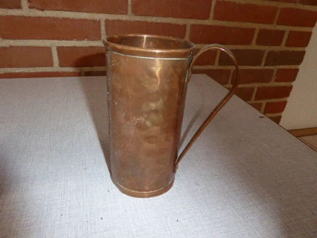 Billede 1 - kobber krus 15 cm. høj