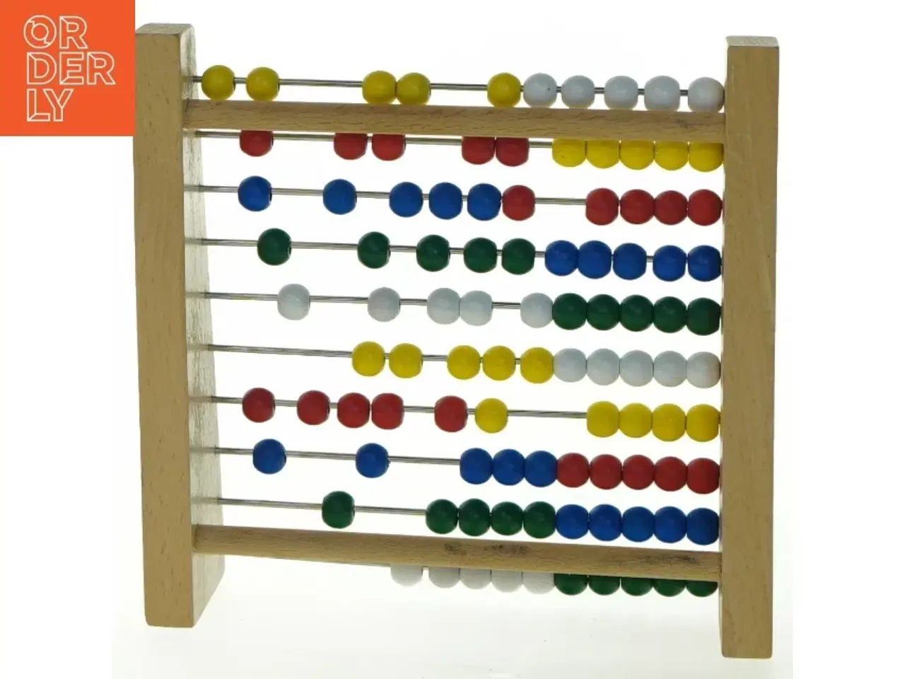 Billede 2 - Træperleramme fra Goki (str. 17x16,5 cm)