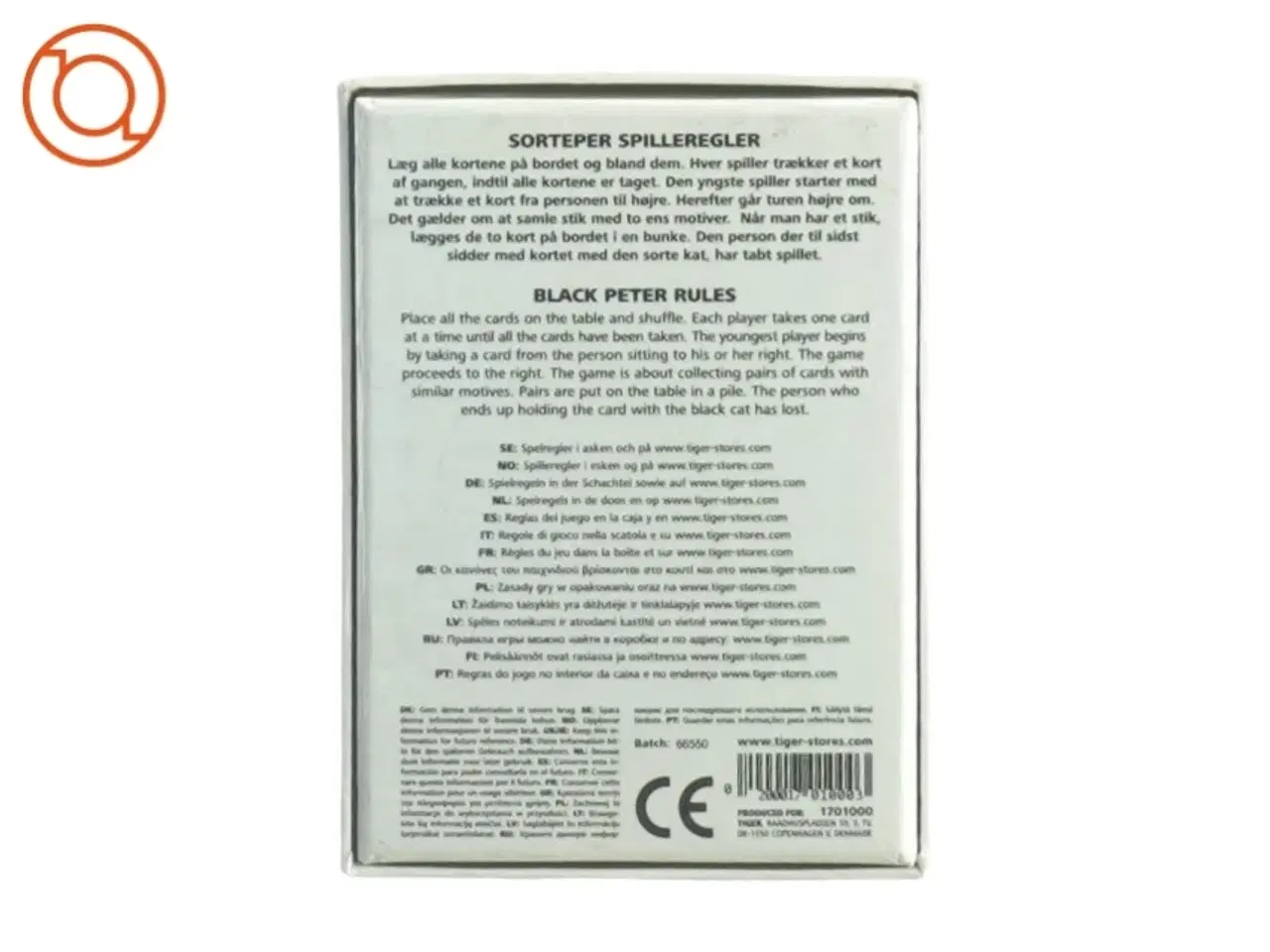 Billede 2 - Sorteper black peter fra Tiger (str. 13 x 10)