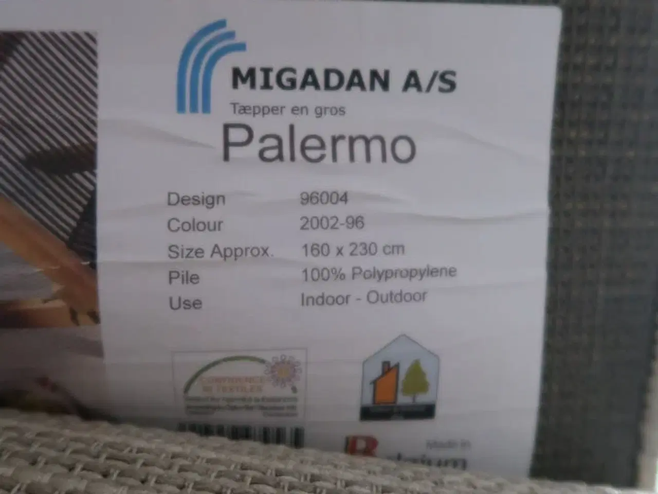 Billede 3 - Gulvtæppe MIGADAN PALERMO 96004 2002-96