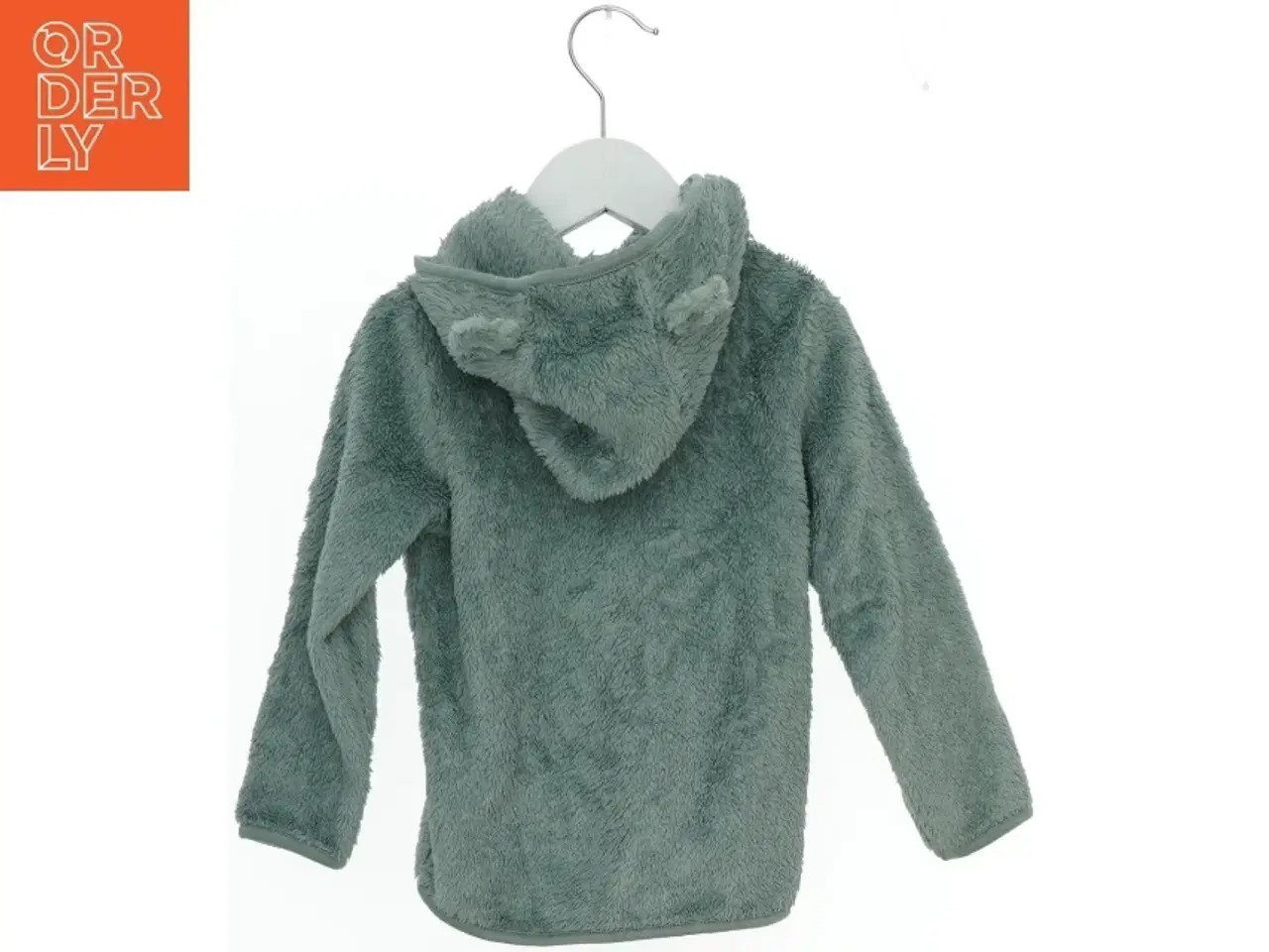 Billede 2 - Teddy fleece jakke med hætte fra H&M (str. 92)