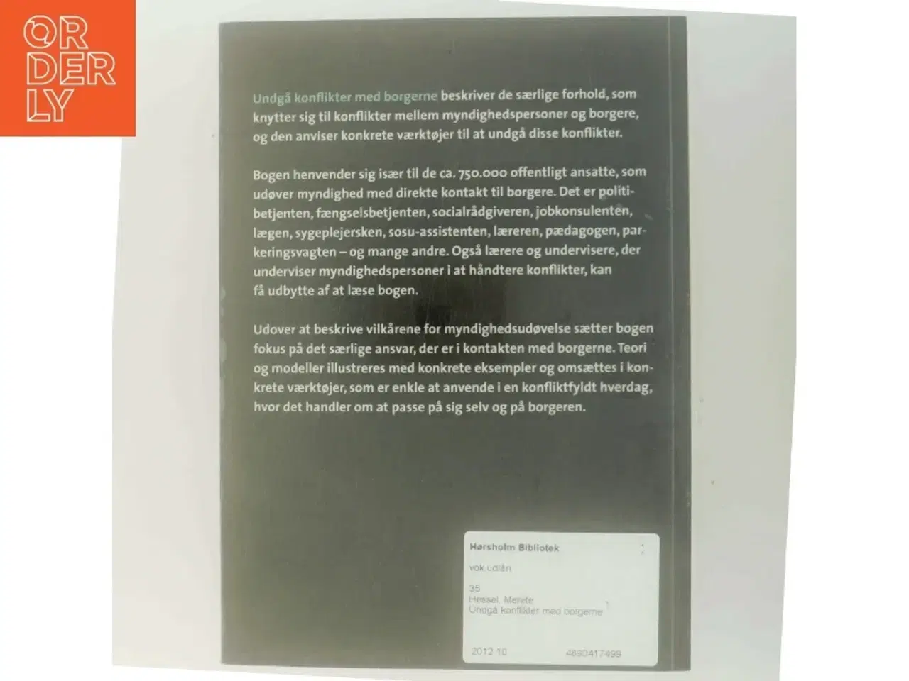 Billede 3 - Undgå konflikter med borgerne af Merete Hessel (Bog)