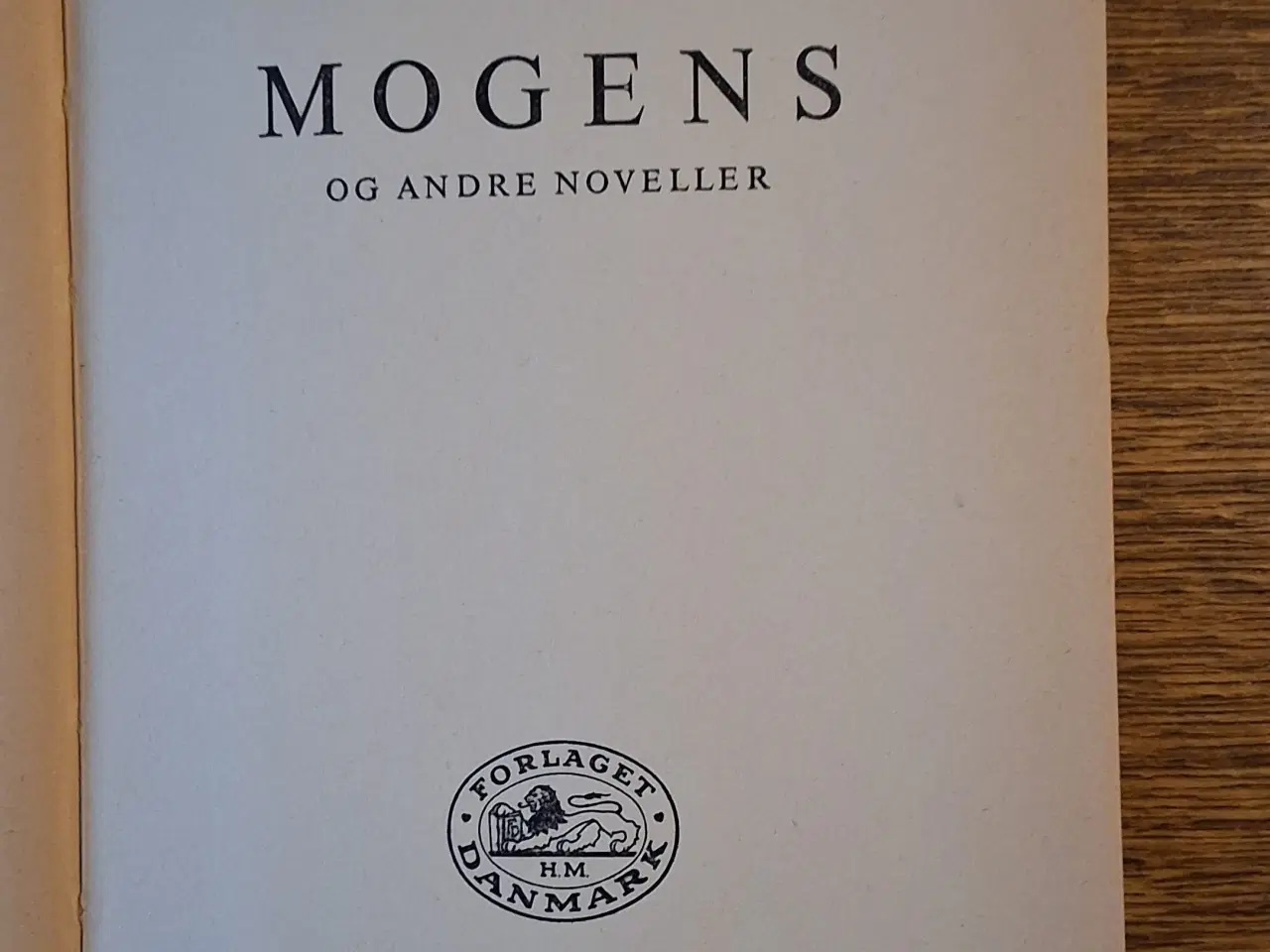 Billede 2 - MOGENS og fem andre Noveller, J. P. JACOBSEN 