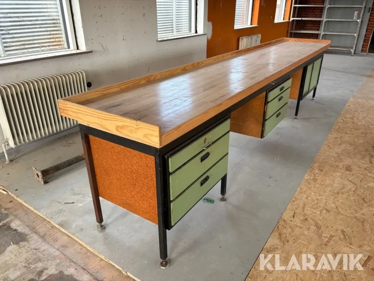 Billede 6 - Arbejdsbord med skuffemoduler