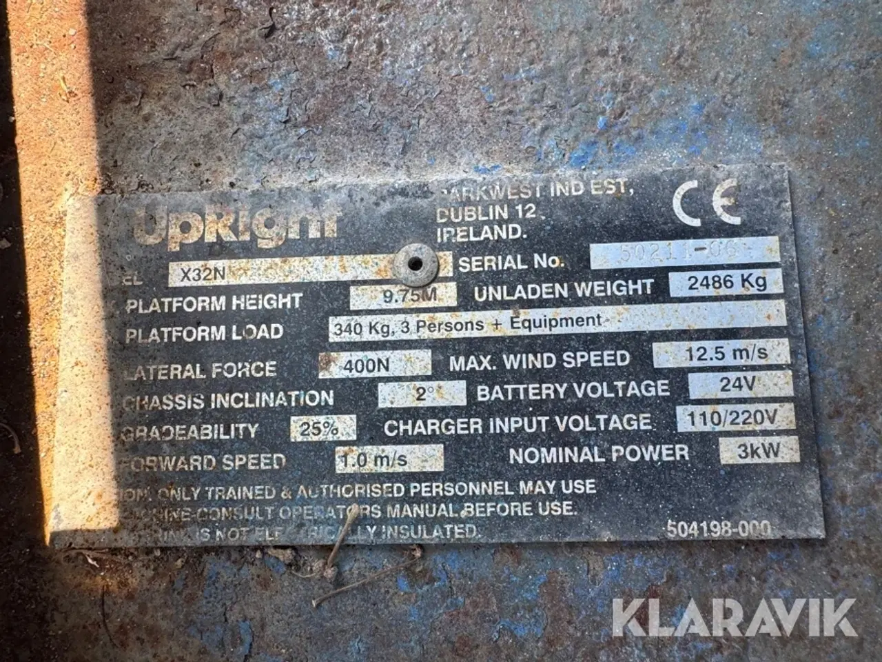 Billede 5 - Sakselift UpRight X32N
