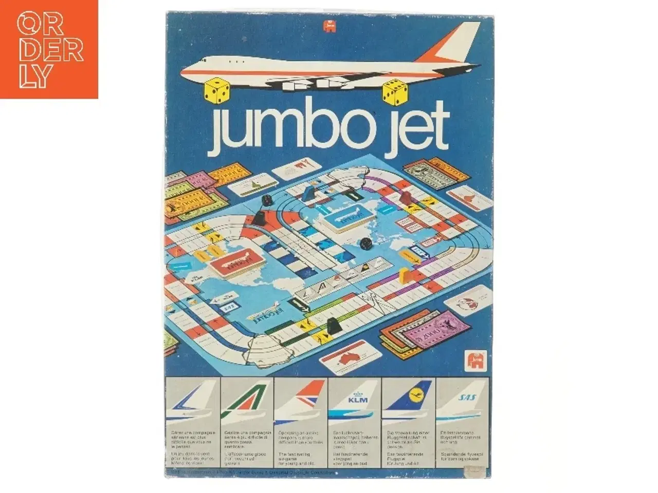 Billede 1 - Brætspil Jumbo Jet fra Spelindustrie (str. 45x32 cm)