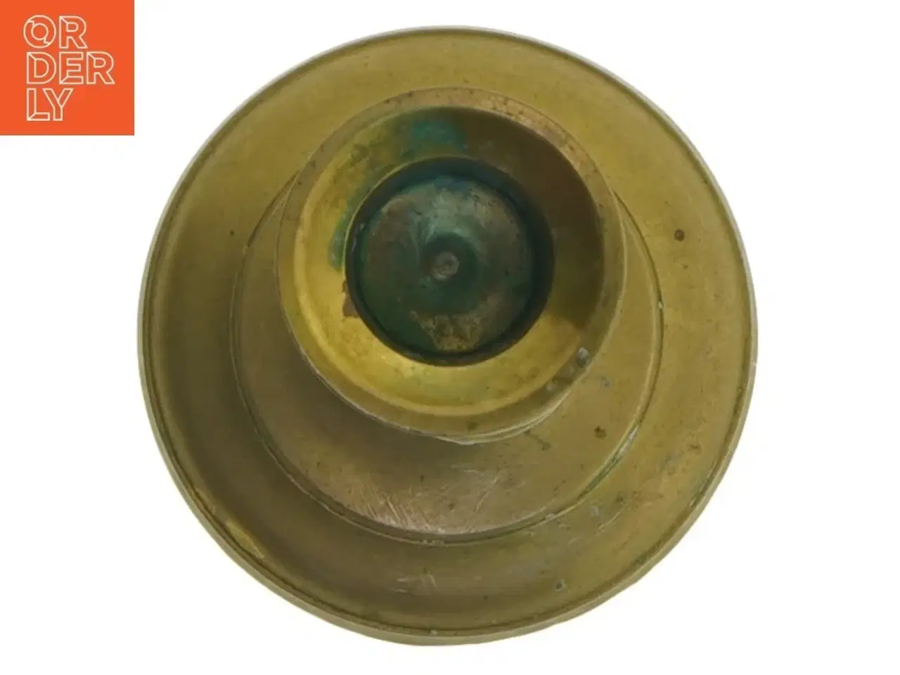 Billede 2 - Messing lysestage (str. 22 cm)