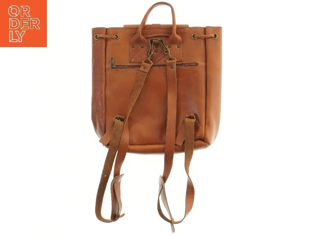 Billede 2 - Læderrygsæk (str. 32x32 cm)