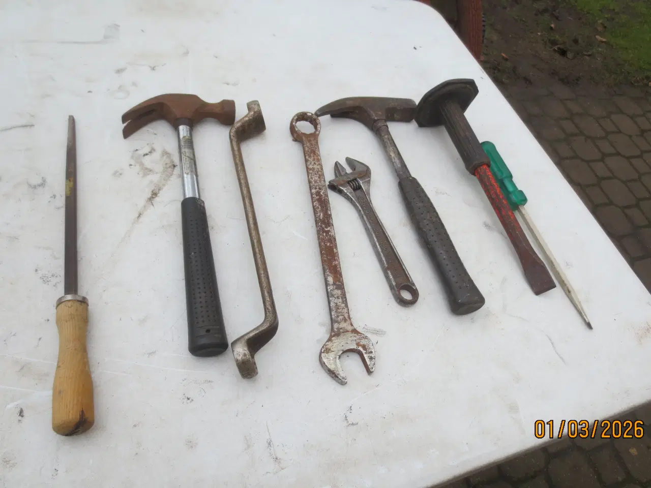 Billede 1 - 1 stk Bacho 8 tommer svensknøgle plus andet 